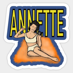 Annette Funicello Sticker